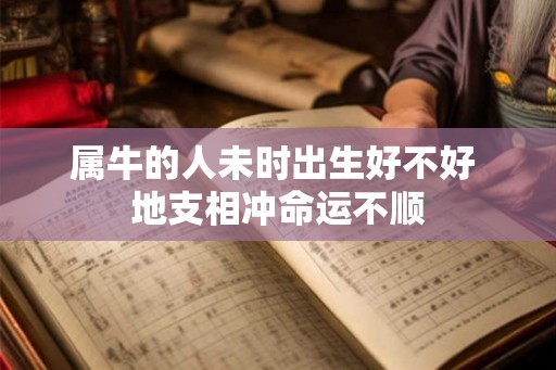 属牛的人未时出生好不好 地支相冲命运不顺