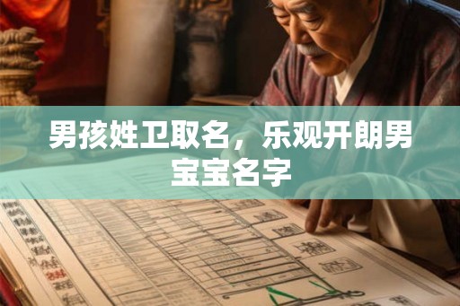 男孩姓卫取名,乐观开朗男宝宝名字 男孩姓卫取名,乐观开朗男宝宝名字