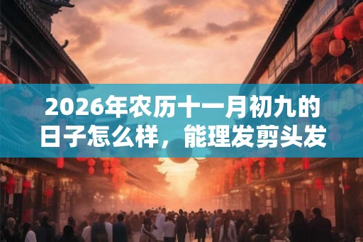 2026年农历十一月初九的日子怎么样，能理发剪头发吗？