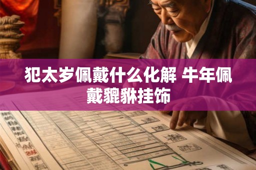 犯太岁佩戴什么化解 牛年佩戴貔貅挂饰 犯太岁佩戴什么化解 牛年佩戴貔貅挂饰