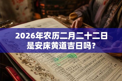 2026年农历二月二十二日是安床黄道吉日吗? 2026年农历二月二十二日是安床黄道吉日吗?