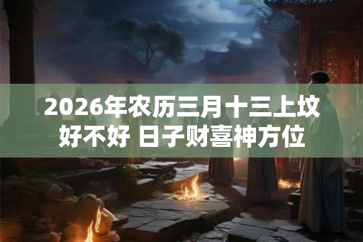 2026年农历三月十三上坟好不好 日子财喜神方位 2026年农历三月十三上坟好不好 日子财喜神方位