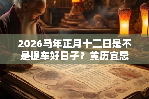 2026马年正月十二日是不是提车好日子？黄历宜忌