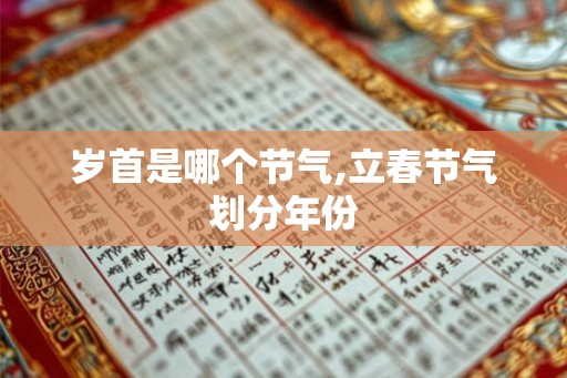 岁首是哪个节气,立春节气划分年份