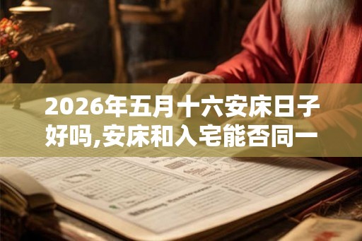 2026年五月十六安床日子好吗,安床和入宅能否同一天