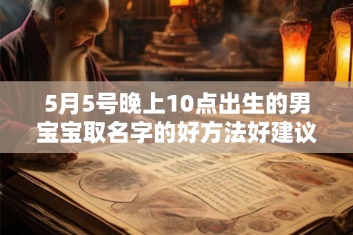 5月5号晚上10点出生的男宝宝取名字的好方法好建议