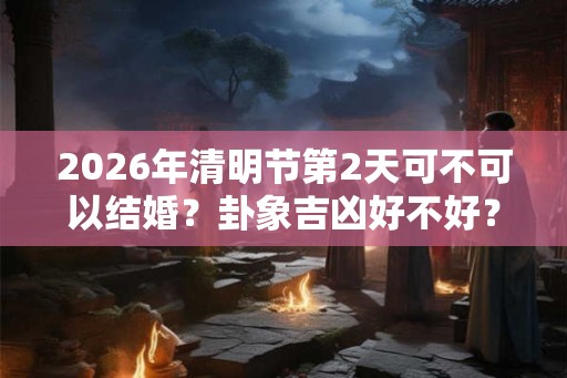 2026年清明节第2天可不可以结婚?卦象吉凶好不好? 2026年清明节第2天可不可以结婚?卦象吉凶好不好?