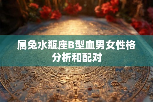属兔水瓶座B型血男女性格分析和配对