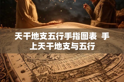 天干地支五行手指图表  手上天干地支与五行
