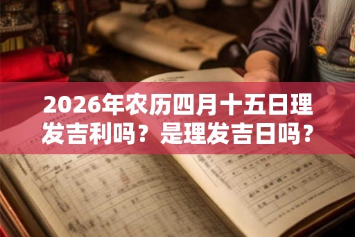 2026年农历四月十五日理发吉利吗？是理发吉日吗？