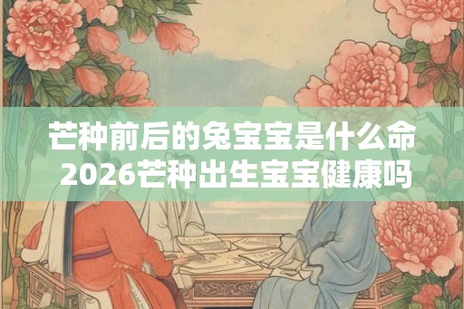 芒种前后的兔宝宝是什么命 2026芒种出生宝宝健康吗 芒种前后的兔宝宝是什么命 2026芒种出生宝宝健康吗
