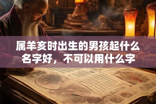 属羊亥时出生的男孩起什么名字好,不可以用什么字 属羊亥时出生的男孩起什么名字好,不可以用什么字