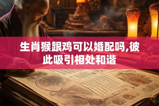生肖猴跟鸡可以婚配吗,彼此吸引相处和谐