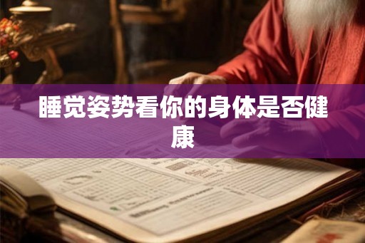 睡觉姿势看你的身体是否健康