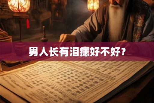 男人长有泪痣好不好？