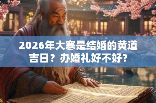 2026年大寒是结婚的黄道吉日？办婚礼好不好？