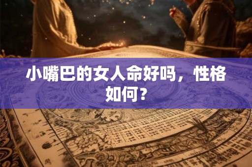 小嘴巴的女人命好吗，性格如何？