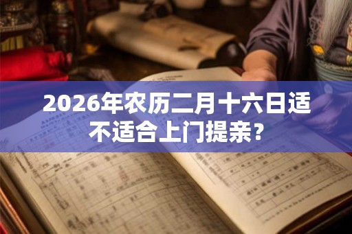 2026年农历二月十六日适不适合上门提亲？