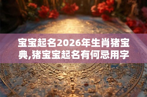 宝宝起名2026年生肖猪宝典,猪宝宝起名有何忌用字? 宝宝起名2026年生肖猪宝典,猪宝宝起名有何忌用字?