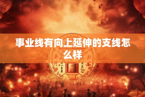 事业线有向上延伸的支线怎么样