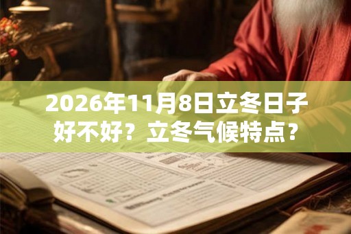 2026年11月8日立冬日子好不好？立冬气候特点？