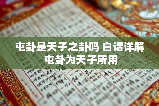 屯卦是天子之卦吗 白话详解 屯卦为天子所用 屯卦是天子之卦吗 白话详解 屯卦为天子所用