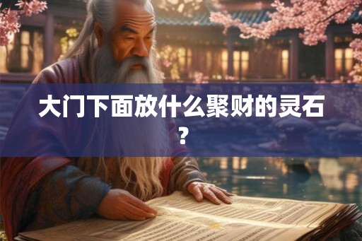 大门下面放什么聚财的灵石？