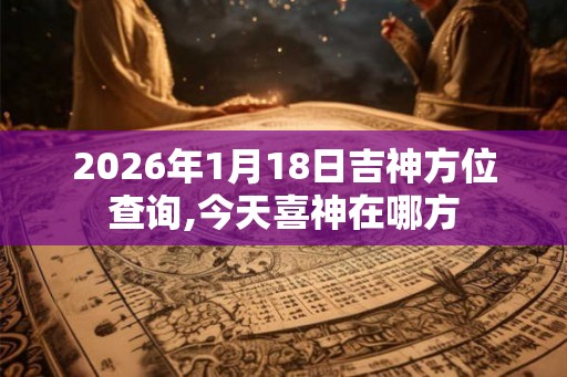 2026年1月18日吉神方位查询,今天喜神在哪方