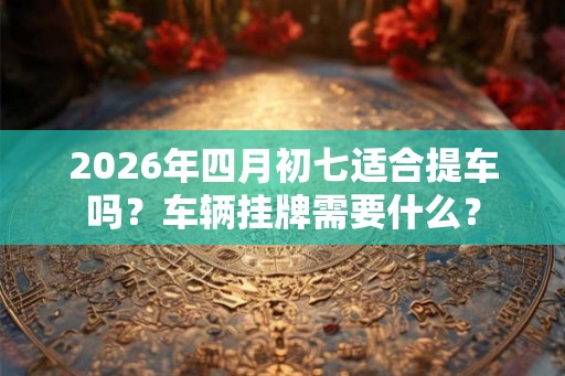2026年四月初七适合提车吗？车辆挂牌需要什么？
