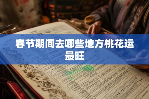 春节期间去哪些地方桃花运最旺