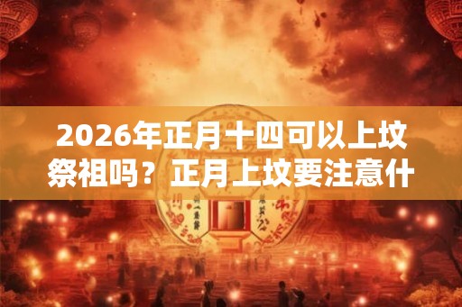 2026年正月十四可以上坟祭祖吗？正月上坟要注意什么？