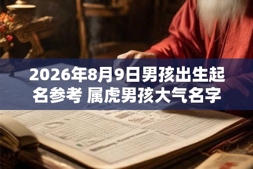 2026年8月9日男孩出生起名参考 属虎男孩大气名字