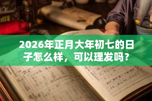 2026年正月大年初七的日子怎么样，可以理发吗？