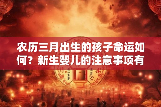 农历三月出生的孩子命运如何？新生婴儿的注意事项有哪些？