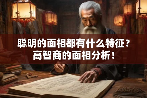 聪明的面相都有什么特征？高智商的面相分析！