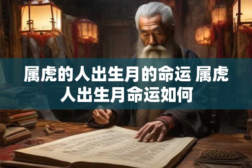 属虎的人出生月的命运 属虎人出生月命运如何