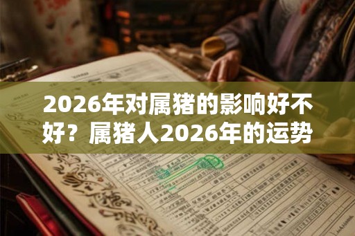 2026年对属猪的影响好不好?属猪人2026年的运势 2026年对属猪的影响好不好?属猪人2026年的运势