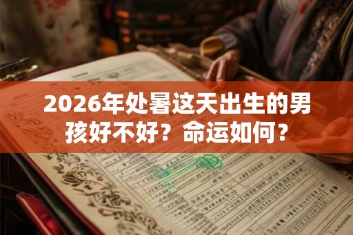 2026年处暑这天出生的男孩好不好？命运如何？