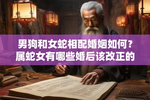 男狗和女蛇相配婚姻如何？属蛇女有哪些婚后该改正的坏毛病？