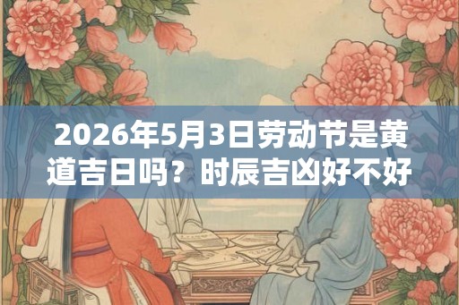 2026年5月3日劳动节是黄道吉日吗？时辰吉凶好不好？