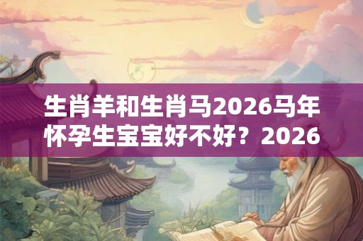 生肖羊和生肖马2026马年怀孕生宝宝好不好?2026年出生宝宝是什么命? 生肖羊和生肖马2026马年怀孕生宝宝好不好?2026年出生宝宝是什么命?