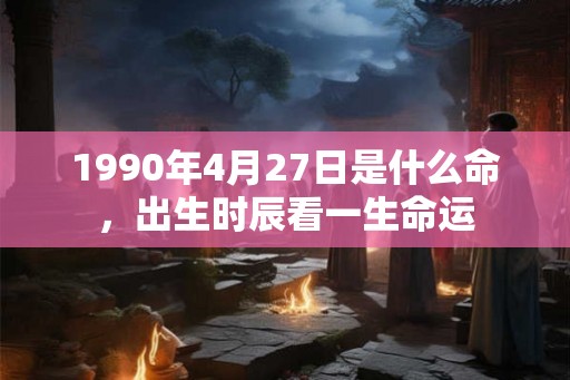 1990年4月27日是什么命,出生时辰看一生命运 1990年4月27日是什么命,出生时辰看一生命运