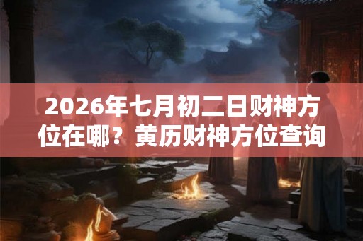 2026年七月初二日财神方位在哪?黄历财神方位查询 2026年七月初二日财神方位在哪?黄历财神方位查询