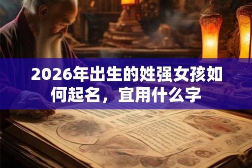2026年出生的姓强女孩如何起名，宜用什么字