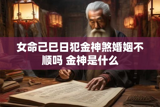 女命己巳日犯金神煞婚姻不顺吗 金神是什么