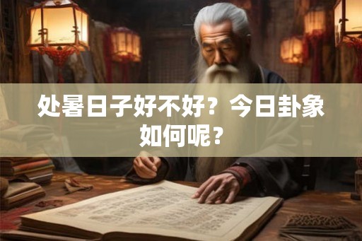 处暑日子好不好?今日卦象如何呢? 处暑日子好不好?今日卦象如何呢?