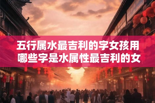 五行属水最吉利的字女孩用 哪些字是水属性最吉利的女孩名字