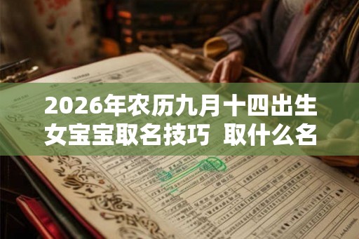 2026年农历九月十四出生女宝宝取名技巧  取什么名字好