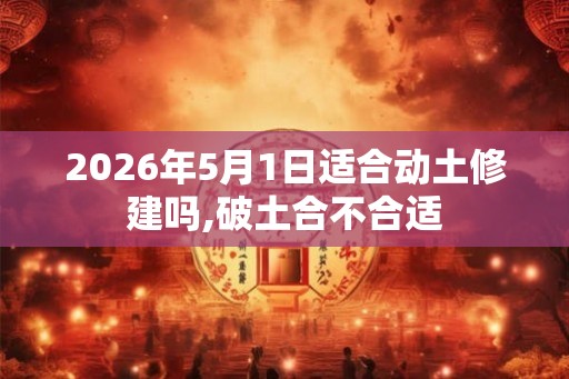 2026年5月1日适合动土修建吗,破土合不合适
