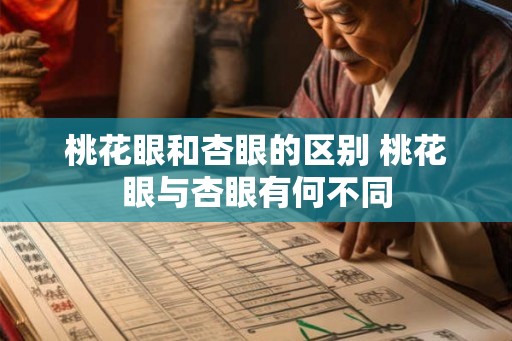 桃花眼和杏眼的区别 桃花眼与杏眼有何不同 桃花眼和杏眼的区别 桃花眼与杏眼有何不同